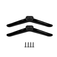 TV Base Bracket Slimline TV Stand Base Television Stand Legs Allall-in-One Hardware Replacement for Living Room, Bedroom