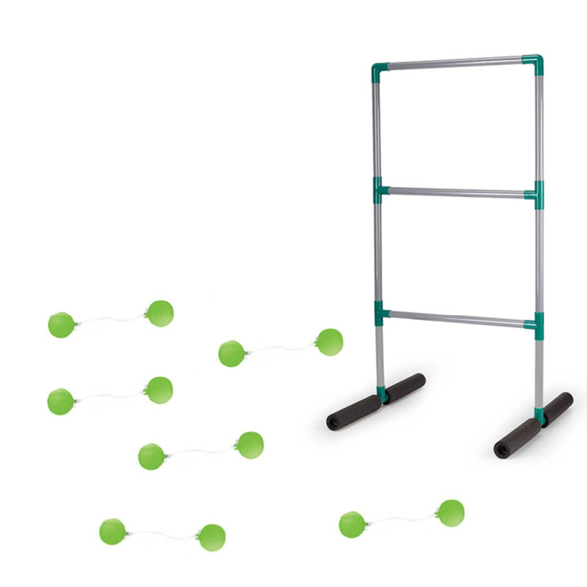 Sturdy Water Play Ladder Frame Active Ladder Toss Game with Balls Sturdy Toss Game Set Classic for Family