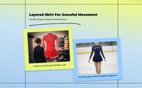 Teen girls' long sleeve skating dress