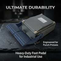 Heavy Duty Cast Iron Foot Pedal Switch -02, Industrial Foot Switch with 250V 15A, Foot Operated Powe - Image 2