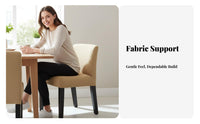 Removable and cleanable Cover Lowrear Upholstered Chair Minimalist Design Upholstered Side Chair Easy Assembly Dining Room Seat for Restaurant Owners, Homeowners, Interior Designers, Cafe, Kitchen, Home Office, Bedroom