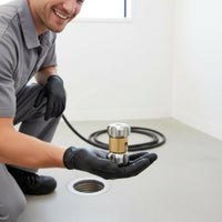 3/8 Inch Pipe Cleaning Spray Head Autonomous-Autonomous-Driven Bouncing Drain Jetter Spray Head for DIY Hobbyists