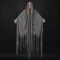 Hanging Specter with Lights and Sound | Halloween, Light-up, moving skeletal visage specter Hanging Decoration, for creepy manor