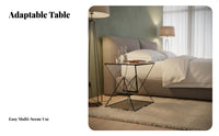 Flowing Ribbon Side Table Minimalist aesthetic Indoor Furnishing Multi-Functional