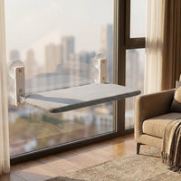 Cat Hammock Window Cat Bed with Metal Frame, Soft Sunbathing Cat Bed and Cat Perch, Suction Cup Universal Size Indoor Use Warm Winter Lounger