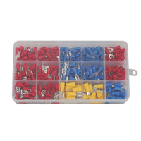 280PCS Cold-Pressed Insulated Steel Copper-Plated Wire Connector Terminal Kit in Box