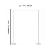 Balloon Arch Kit Stable Base Balloon Arch Stand Kit Sturdy Construction Adjustable Backdrop Stand for Wedding, Graduation
