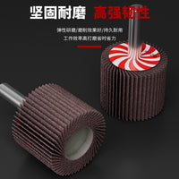 Flap Wheel with Shank, Abrasive Sanding Wheel for Polishing and Deburring