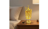 Electric Incense Burner Decorative Tabletop Incense Burner Golden Censer Stable for Prayer, Tea Room