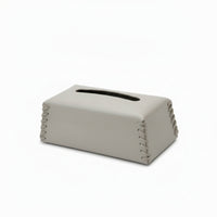 Leather Tissue Box Cover Structured Tissue Box Cover Modern for Bedroom