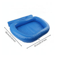 Inflatable Foot Bath Basin Large Capacity Foot Bath Basin with Pump for Campers