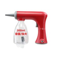Electric Bubble Foam Machine for Hair Styling, Rechargeable, 300ml, Pink