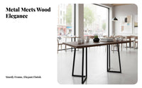 Sturdy Frame utilitarian design Pub Table and Chair Group Space-Saving Design utilitarian Pub Table Set Easy Assembly Restaurant Seating for Cafe Owners, Interior Designers, pairs, Bar, Bistro, Small Spaces