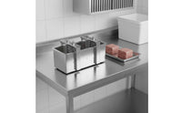 Easy to Clean Stainless Steel Meat Press Long-Lasting and Sturdy Stainless Steel Ham Press Thickened Plate for Butchers, Butcher Shop