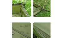 210D Oxford Cloth Raised Border Camping Mat PU Coated Camping Ground Mat Reinforced Corners Ground Pad Corner Loops