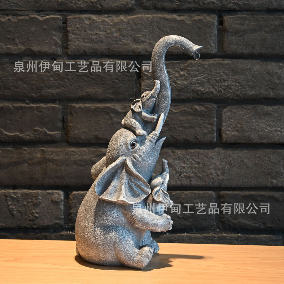 Grey Family Elephant