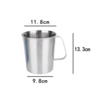 Stainless Steel Measuring Cup Rust Resistant Pouring Container Wide Mouth