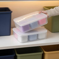 Fuse Bead Box Large Capacity Craft Bead Organizer Box Transparent for DIY Fans