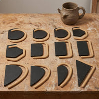 12 Pieces Mug Handle Form Easy to Glazed Pottery Mug Handle Form Sturdy Craft Tool