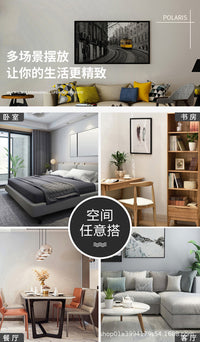 跨境复古卧室书房客厅铁艺挂钟北欧装饰时钟圆形罗马静音钟表时尚