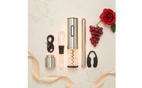 Electric Wine Opener with Foil Cordless for Dinner Parties, Home Bar