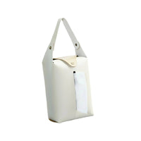 Wall Mount Tissue Cover Multi-Functional Household Storage Snap Button Closure for Dining Table