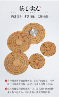 Water Drop Star Pottery Tool Circle Divider Acrylic Equal Divider for Round Clay Body