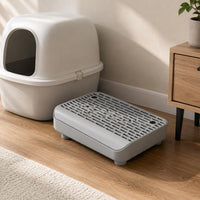 Litter Filtering Platform Low-Height Feline Litter Sifter Plastic
