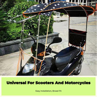 Electric Motorcycle Rain & Sun Shield, Stainless Steel