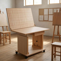 Adjustable Still Life Table Rectangular Studio Furniture for Sketching, Copying