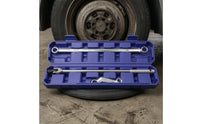 3 Pieces Wheel Alignment Wrench Set Triple-Piece Alignment Tools Silver Finish Auto Repair Toolss for Workshop, Garage