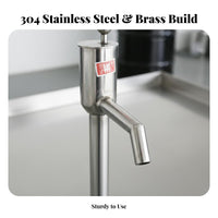 Hand-Crank Rotary Extractor Barrel Pump long-lasting Build