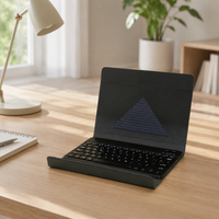 Universal 9-11 inch Tablet Case with Keyboard, Multi-functional Fashion Leather Cover