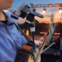 Busking Mic Bracket Portable Guitar Audio Pickup Stand Multi-Function