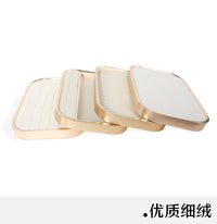 铝合金首饰盘项链戒指耳钉手链吊坠挑选盘珠宝收纳看货展示托盘