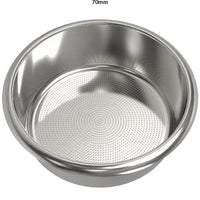 Stainless Steel Coffee Strainer Basket Round Cup Shape Portafilter Basket Reusable for Restaurants, Tea Shops