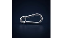 Galvanized Spring Snap Hook Compact Snap Hook Carabiner Sturdy Carabiner Clip Versatile for Fitness Enthusiasts, Suspension Training Exercise