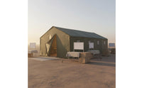 Heavy-Duty Canvas Tent Rainproof Construction Work Tent 3-Layer Thickened Material Emergency Relief Shelter