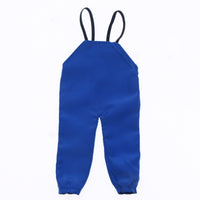 Doll Overalls Fitted Doll Dungarees with Elastic Straps Miniature Rain Pants Outdoor Rain Outfit Lightweight for Hobbyists, BJD