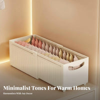 Underwear Organizer Set Space Saving Extendable Compartment Box for households