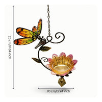 Butterfly Bird Feeder with Bowl Stable Hanging Bird Feeder with Bell Heavy Duty