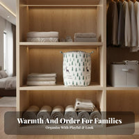 Foldable Quilt Holder Large Capacity Closet Organizer Clear View panel