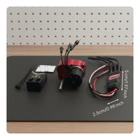 Force Compensation Brushless Engine and ESC Combo Upgrade Part Outrunner Engine with Metal Gearbox for Away-Road, Rock Crawling