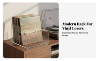 Acrylic Vinyl Album Holder Easy Reach Design 12 Inch Album Display Stand