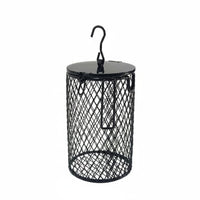 Pet Heat Lamp Guard Cylindrical Heat Lamp Guard Hanging Hook for Terrarium