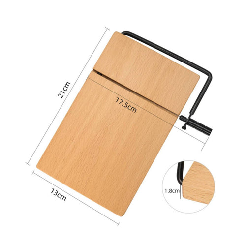 Wooden Cheese Multi-Use Cheese Slicing Board Easy to Slice