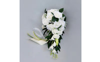 Cascading Bridal Bouquet Artificial Bridal Bouquet Artificial Flowers for Brides, Weddings, Photo Shoots