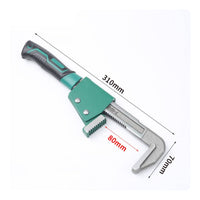 Quick-Adjust Pipe Wrench High Rotational Force Sliding Pipe Wrench Long-Lasting