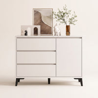 Freestanding Sideboard Modern Low Sideboard Minimalist Storage Cabinet for Living Room, Entryway, Bedroom