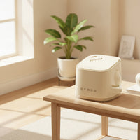 Mini Trash Can with Lid Compact Tabletop Waste Bin Plastic for Vanity